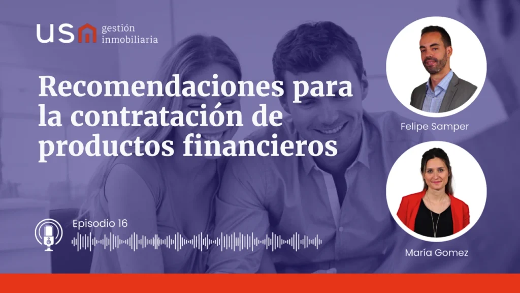 Recomendaciones para la contratación de productos financieros